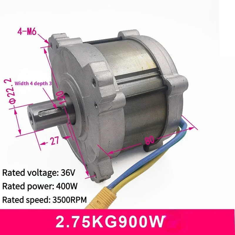 

DC 900W high power electric lawn mower motor for lawn mower DIYgenerator 36V brushless motor strong magnetic force