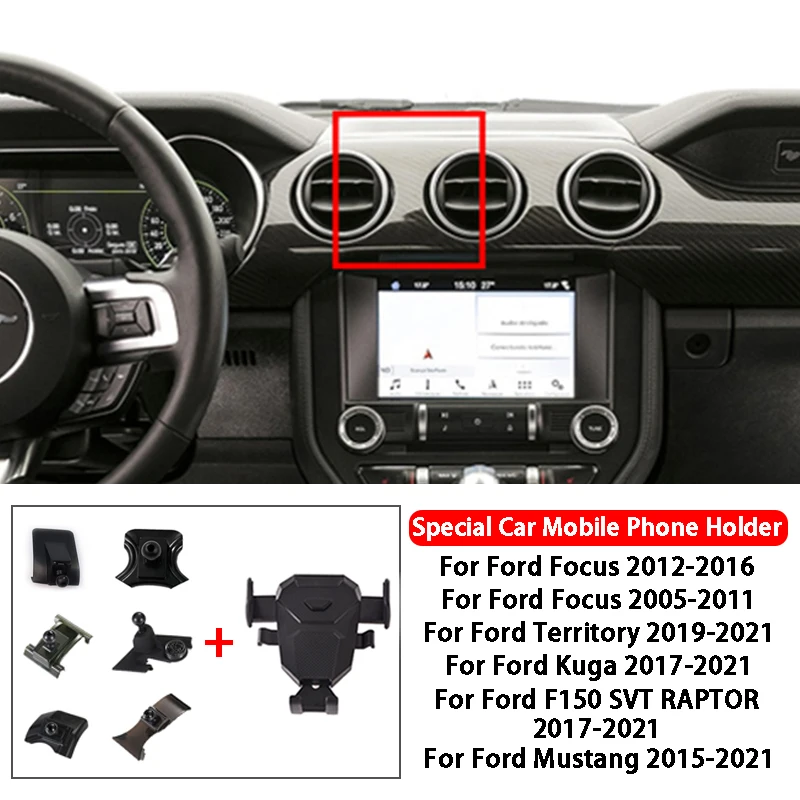 Gravity Car Holder For Ford Focus Territory Kuga F150 SVT RAPTOR