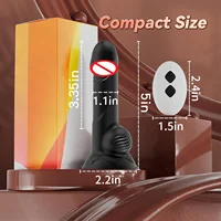 Prostata-Massagegerät, Vibrator, Buttplug, Analdildo, männliches Sexspielzeug für Männer mit 10 Vibrationen, stoßendes Erwachsenenspielzeug für Frauen, Paare, schwul 5