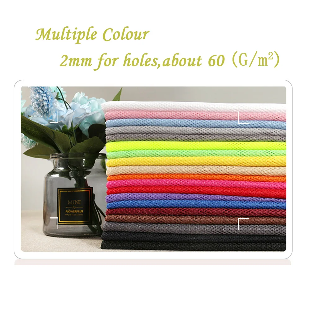 CABODYALS 160Cm Zwart Elastische Netting Stretchy Mesh Liner Doek Ademend Zacht Netto Visnet Materiaal Doorzichtig Polyester Stof Voor Naaien Maken Jassen Kleding Tassen Kostuum Diy Craft