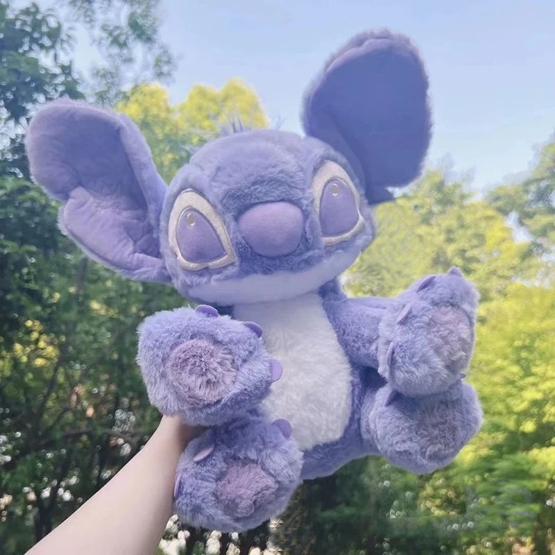 Disney Lilo And Stitch Purple Plushie Valentine Cute Soft Pixar Stich Dolls Farcito Angel Toys For Children Gift Kawaii