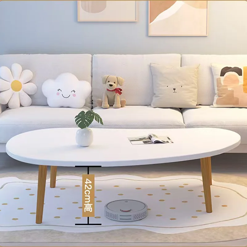 New Coffee Table Living Room Bedroom Small Table Nordic Living Room Home Decor Adopts Modern Minimalist Cream Stylecomputer Desk