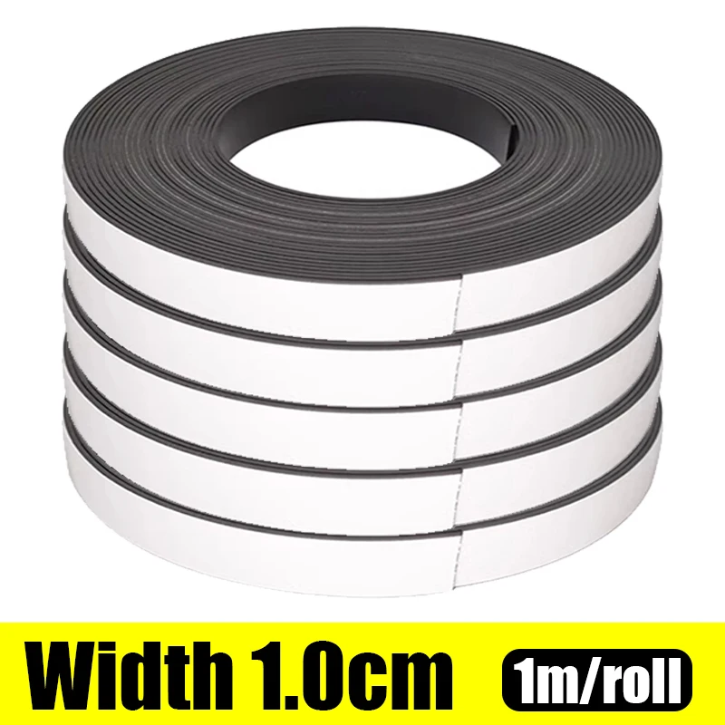 Adhesive Magnetic Strips for DIY and Office Projects