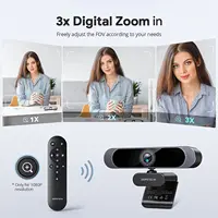 DEPSTECH DW49-PRO Webcam 4K HD Auto Focus Web Camera Remote Control Webcamera for PC Mac/Streaming/Video Call/Zoom/Skype/Teams - Image 5