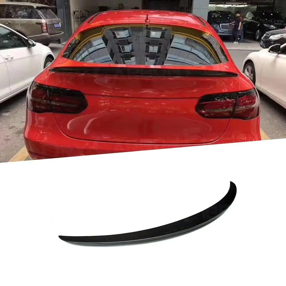 

Carbon Fiber Rear Boot Spoiler for Mercedes Benz GLC Class Coupe W253 C253 GLC250 GLC300 GLC350 2016-2019 Trunk Trim Sticker FRP