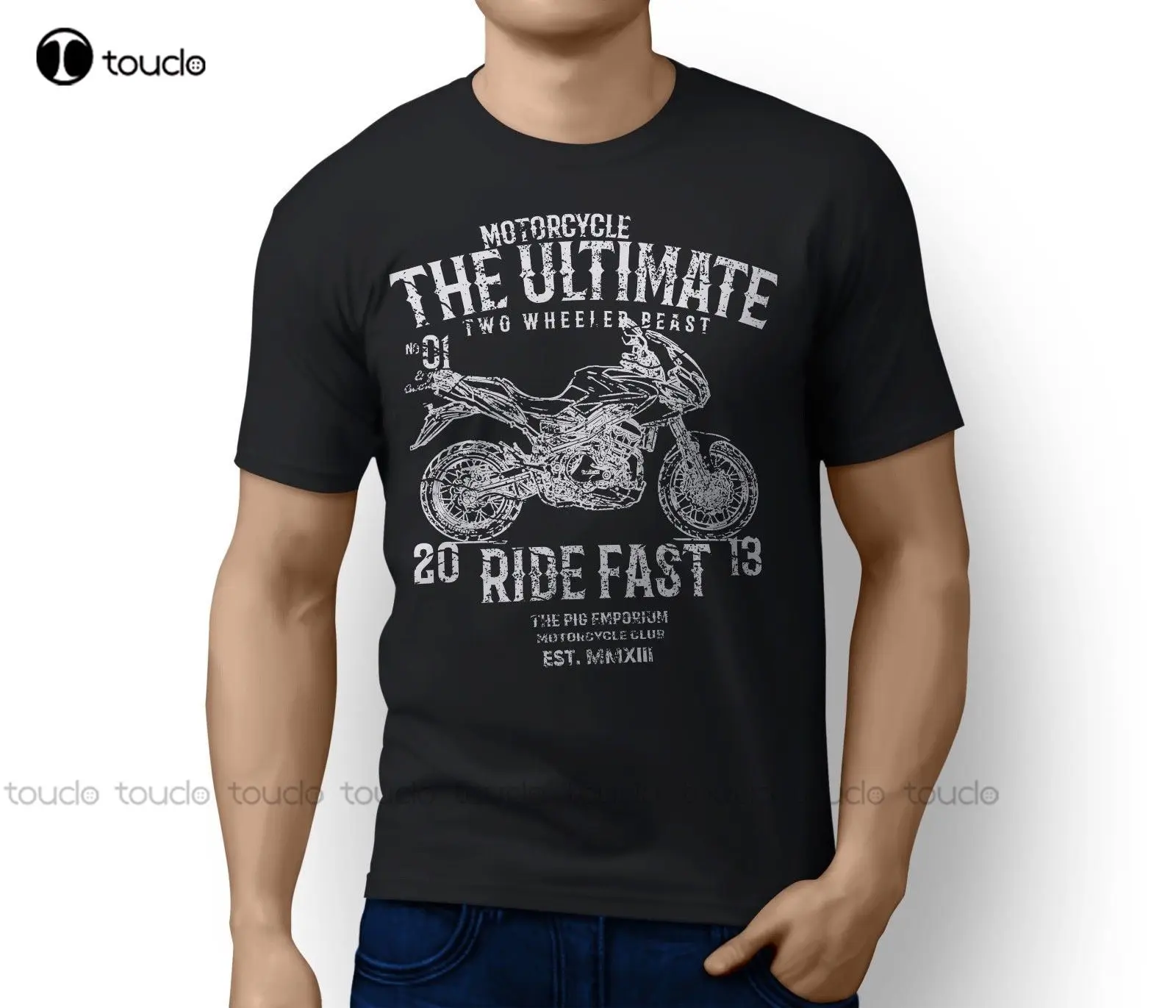 Sommer Männer Baumwolle T-Shirt ultimative Italien Motorrad Tre 1130k Amazon inspiriert Motorrad Kunst T-Shirt O-Neck Hipster T-Shirts