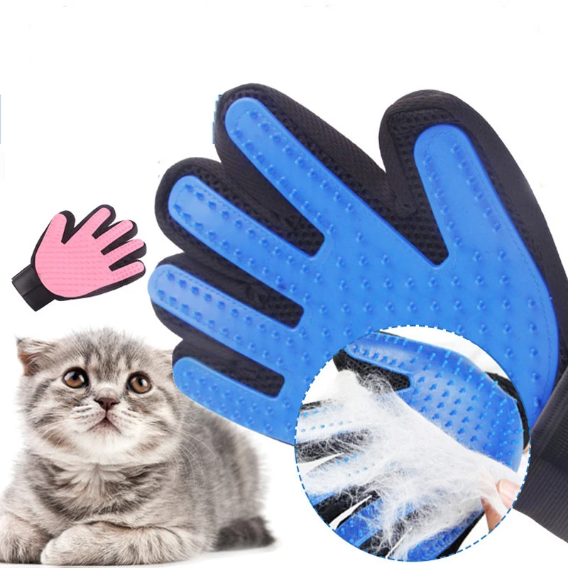 Pet Cat And Dog Gloves Cleaning Massage Brush Hair Bath Brush Beauty Sticky Hair Glove Gloves Effective And Gentle Hair Removal new pet hair removal comb sofa sticky hair brush cat dog sticky hair brush hair clothes hair removal device