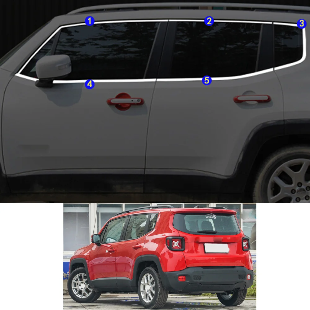 

Наклейка на автомобиль для Jeep Renegade 2016 2017 2018 2019 2020 2021
