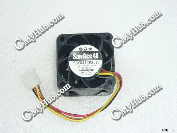 

Вентилятор охлаждения для SANYO DENKI 9GV0412P3J17, 12 В постоянного тока, 4028 А, 4 см, 40 мм, 40x40x28 мм, 4 контакта, 9g v0412p3j17