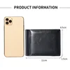 Genuine Leather Mens Wallet with Money Clip with Coin Pocket Billfold Cash Clip Leather Mens Money Clip Wallet 4