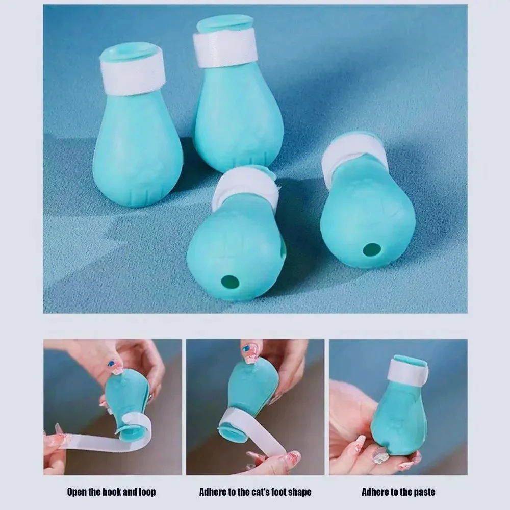 KittyNook Cat Co. Calm Cat Transparent Protective Visor with images for easy use—ideal for stress-free cat care.