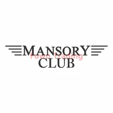 

Fuwo Trading Mansory Club Character Image Vinyl PVC Waterproof Car Stickers and Graphics Window Styling Exterior Accessories