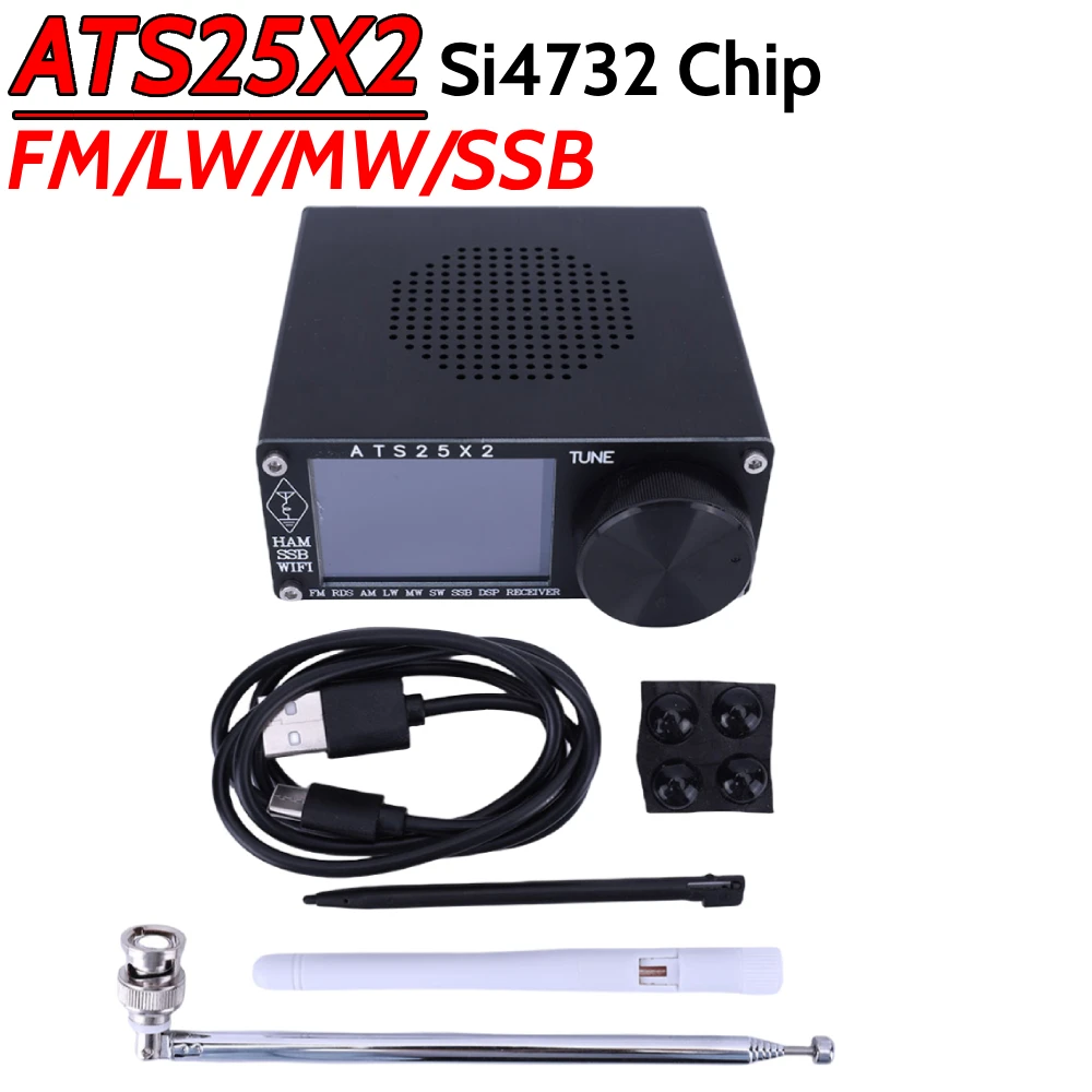 ATS25X2 DSP受信機 2.4インチタッチスクリーン Amazon.com: Original ATS25X2, All Band Dsp Radio Receiver