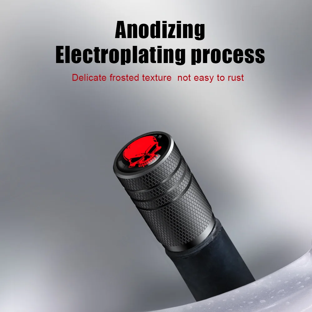 Ziciner Lot De 4 Bouchons De Valve De Pneu De Voiture, Accessoires De