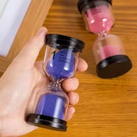 1-30 Minutes New Mini Sandglass Sand Clock Timer Creative Children Do Homework Clean Teeth Timer Home Decoration Hourglass Watch 2