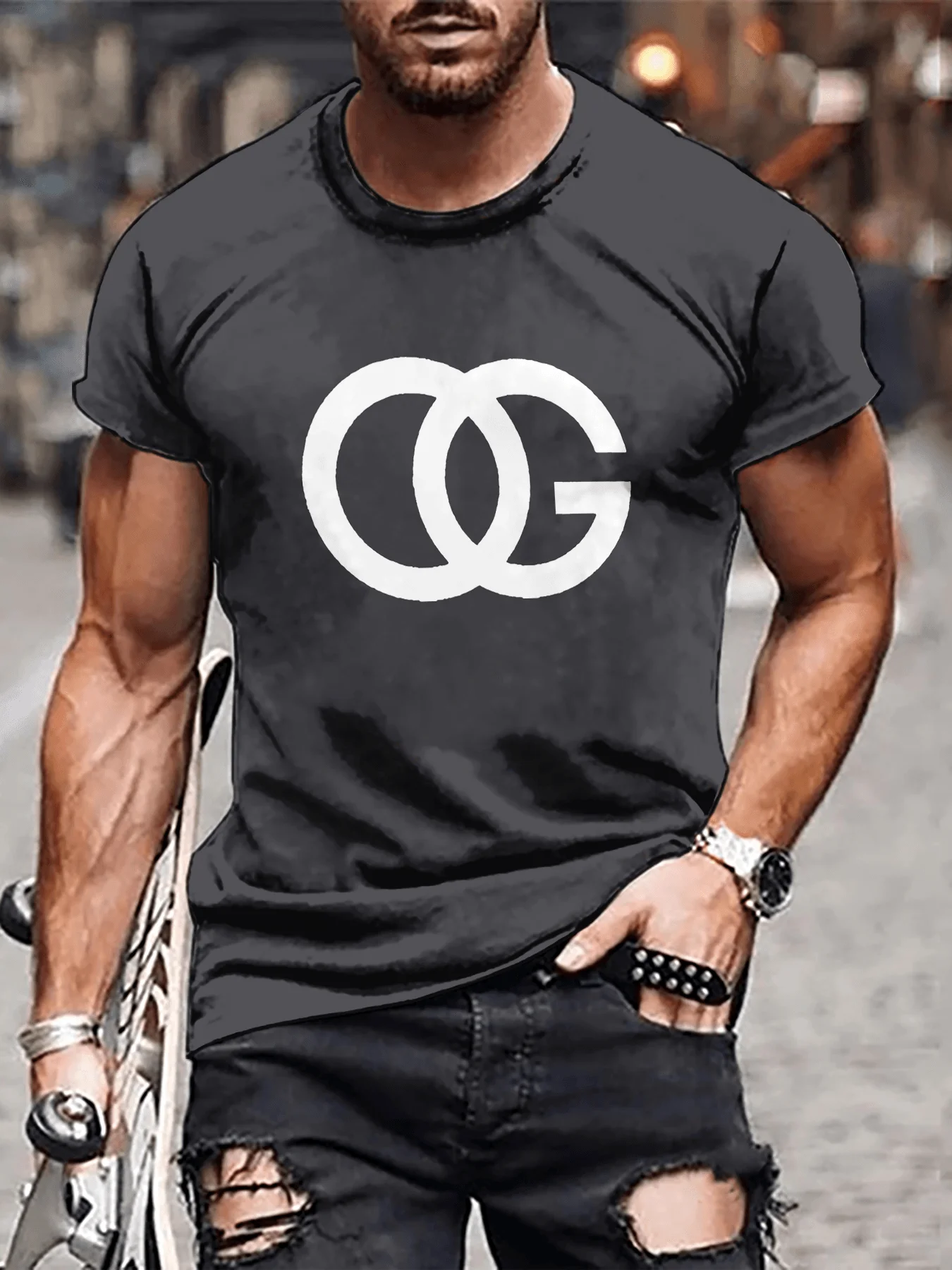 

2024 Summer Light Color Series Printed Pattern Short Sleeve Fashion Casual Home Cool T-Shirt Loose Comfortable Clothing Top