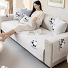 New Chenille Sofa Cushion Fabric Four Seasons Universal Non-Slip Cushion Cute Chinese Style Simple Style Sofa Cover Towel 2