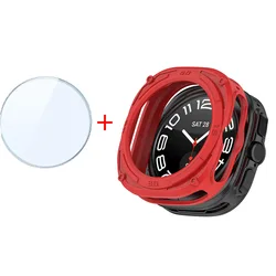Enhanced Protective TPU Case with Tempered Glass Screen Protector for watch7 ultra 47 (R)