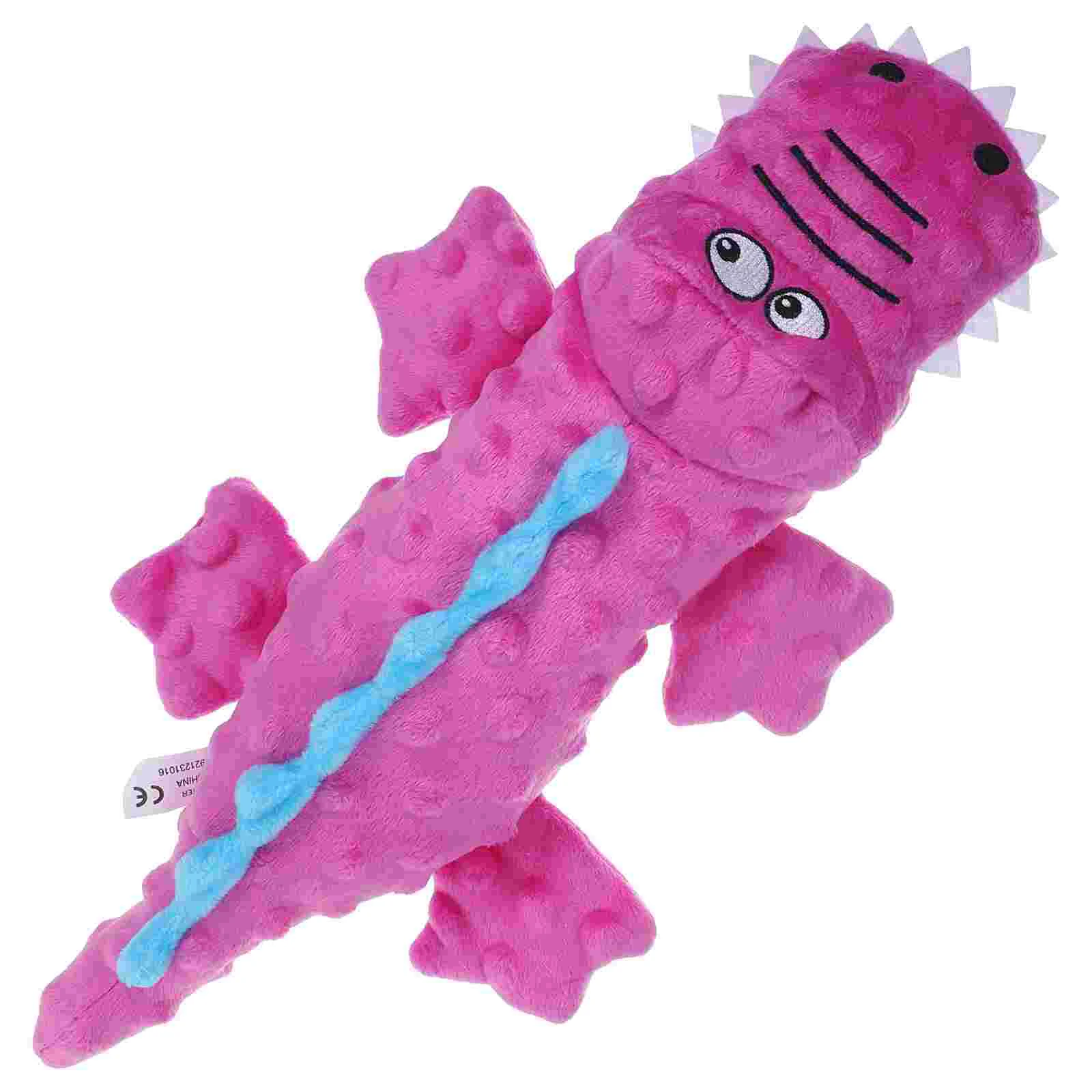 

Dog Chew Toy Squeaky Crocodile Shaped Puppy Teething Plaything Puppy Chewing Toy