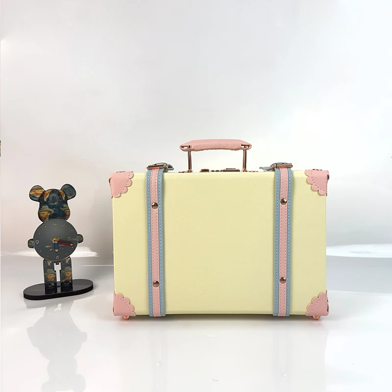 

Front Open Luggage Compartment Portable Cosmetic Case 16 Inch Password Box Mini Storage Bag Multifunction 12.5X22X32CM