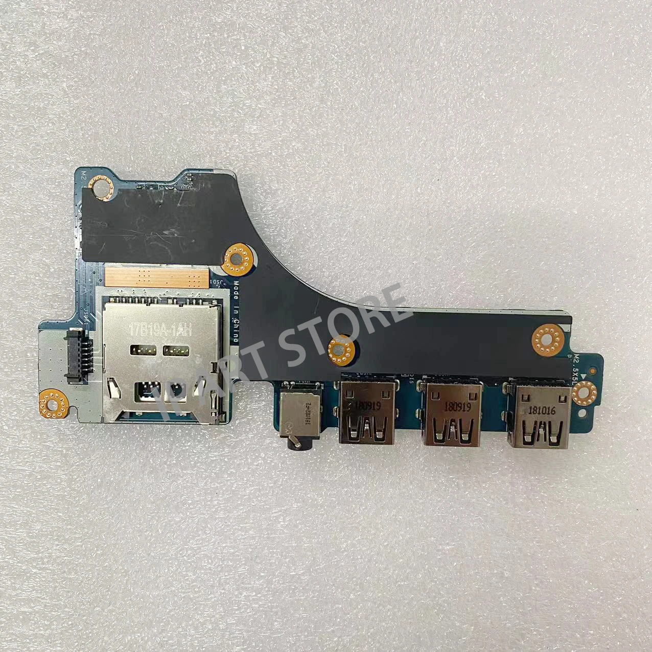 

For DELL Presicion 7520 M7520 USB AUDIO Port Board With CAP00 LS-E313P CN-00HY61 00HY61 0HY61 Original