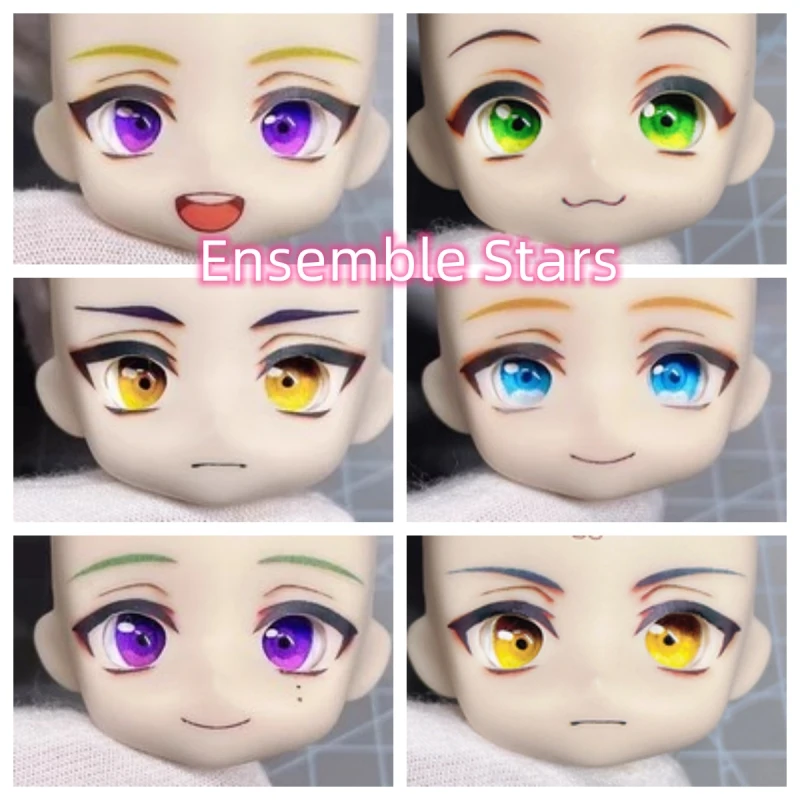 ES Ob11 Face Ensemble Stars Open Eyes with Eyeballs Eichi Sazanami Jun Tomoe Hiyori Himeru Tatsumi Tori Anime Game Faceplate