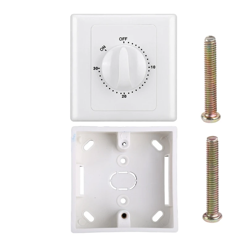 High-Power Intelligent Countdown Mechanical Timer (220V, 30/60/120 Min)