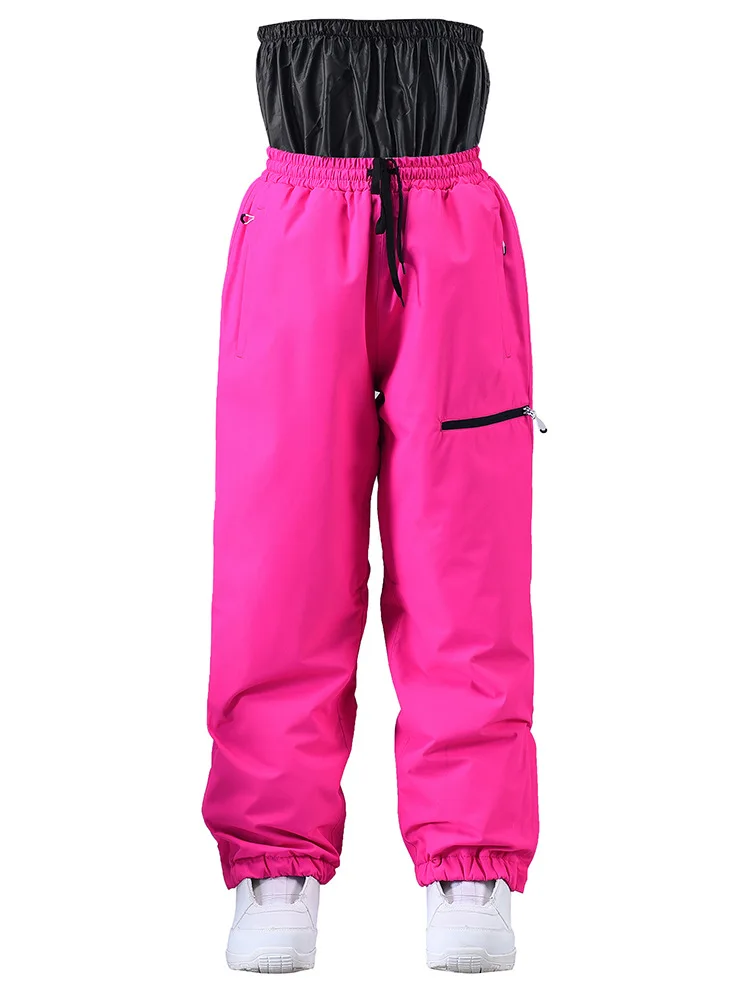 New Women's Ski Pants Winter Warm Men's Snowboard Pant Waterproof Windproof Thermal Outdoor Snow Clothing Skiing Hiking Mountain