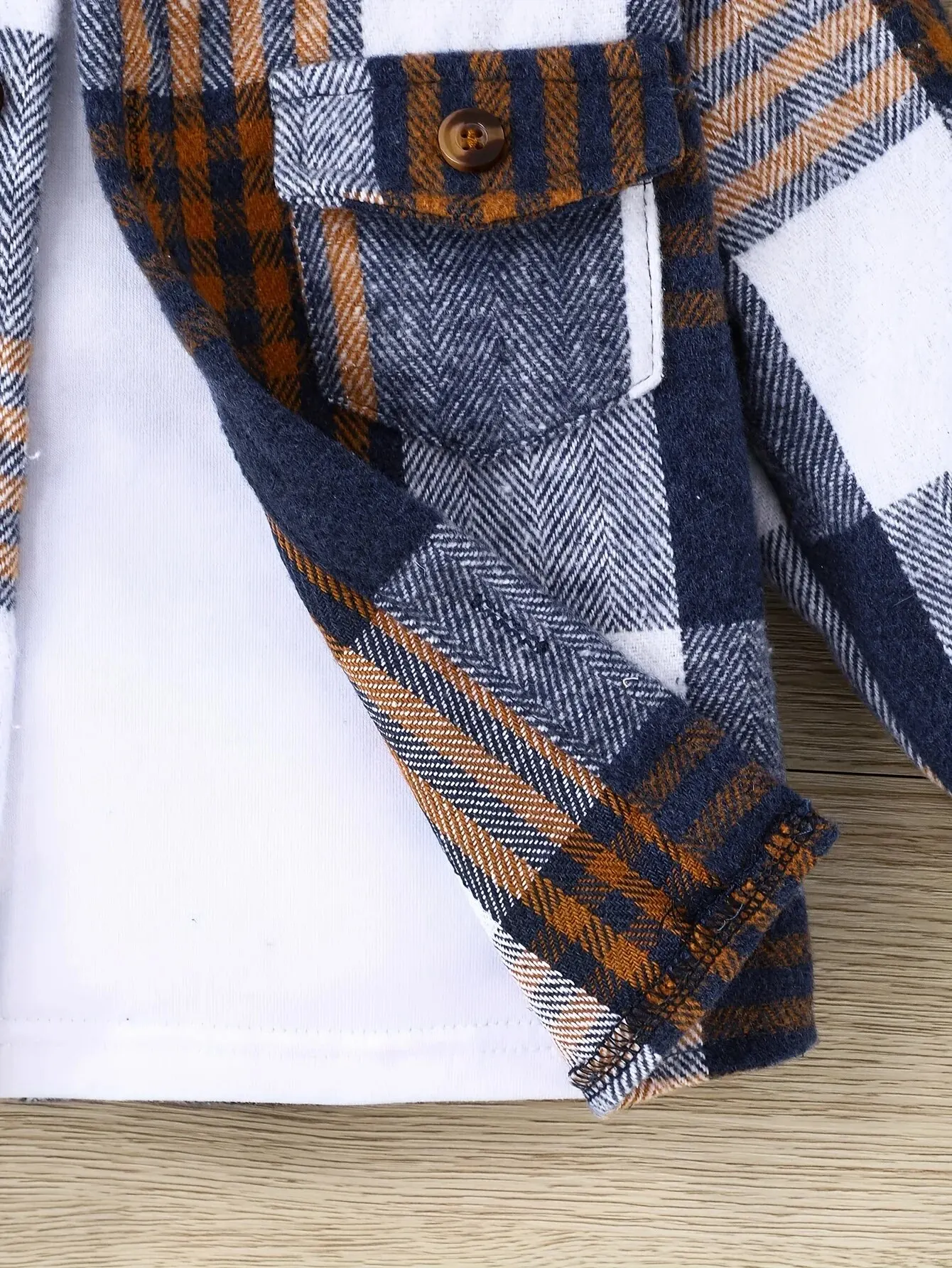 Plaid Jacket Autumn and Winter English Style Baby Boy Outdoor Casual