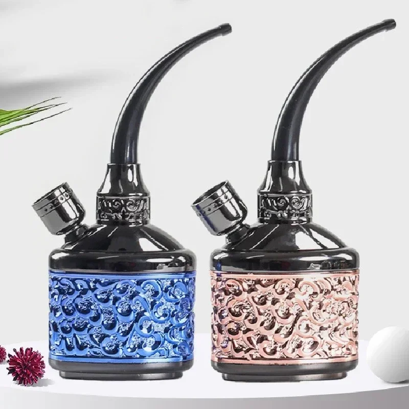

Multifunctional Hookah Portable Mini Hookah Metal Tube Filter Pipe Men's Cigarette Health Gift European Hookah Accessories