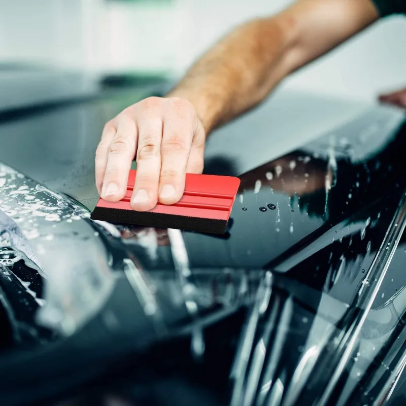 Strumento per avvolgere l'auto Raschietto per vinile Kit di pellicole per taglierina Set di tergipavimento per la tinta della finestra del veicolo Accessori per auto Strumenti per avvolgere Spatola in vinile - Image 6
