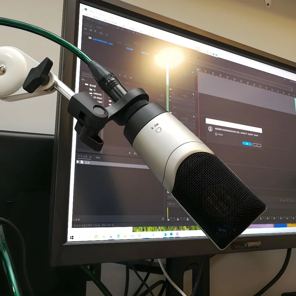 Gaming Microphone MK4 Condenser Microphone Live Streaming XLR Mic ForStreaming Recording Computer Karaoke