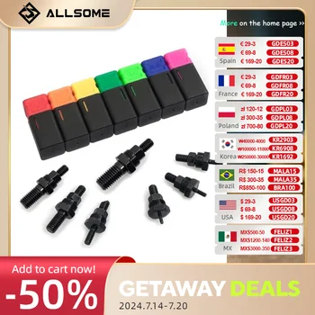 ALLSOME 리벳 건 부품 나사산 맨드릴 교체, 핸드 너트 리벳 메트릭 M3-M12 HT2775 +