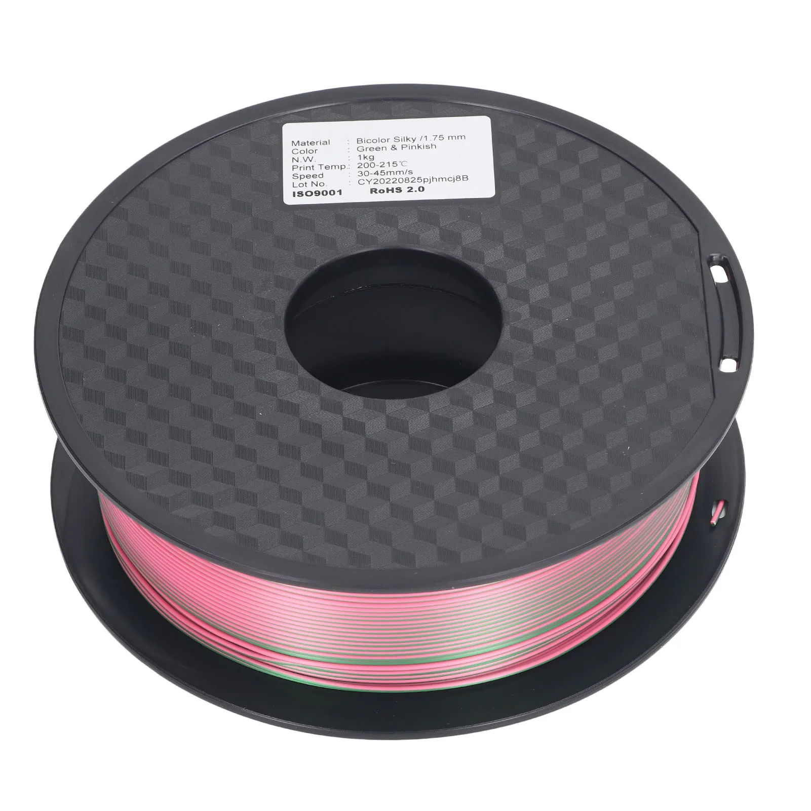 

Printer Filament Silky Glossy Appearance Easy To Use 1.75mm Neat Wiring 3D Printer PLA Filament Green Peach Red for Ornaments