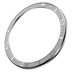 Stainless Steel Timescale Bezel Ring for Samsung Galaxy Watch6 Classic - Premium Watch Accessory (Silver)