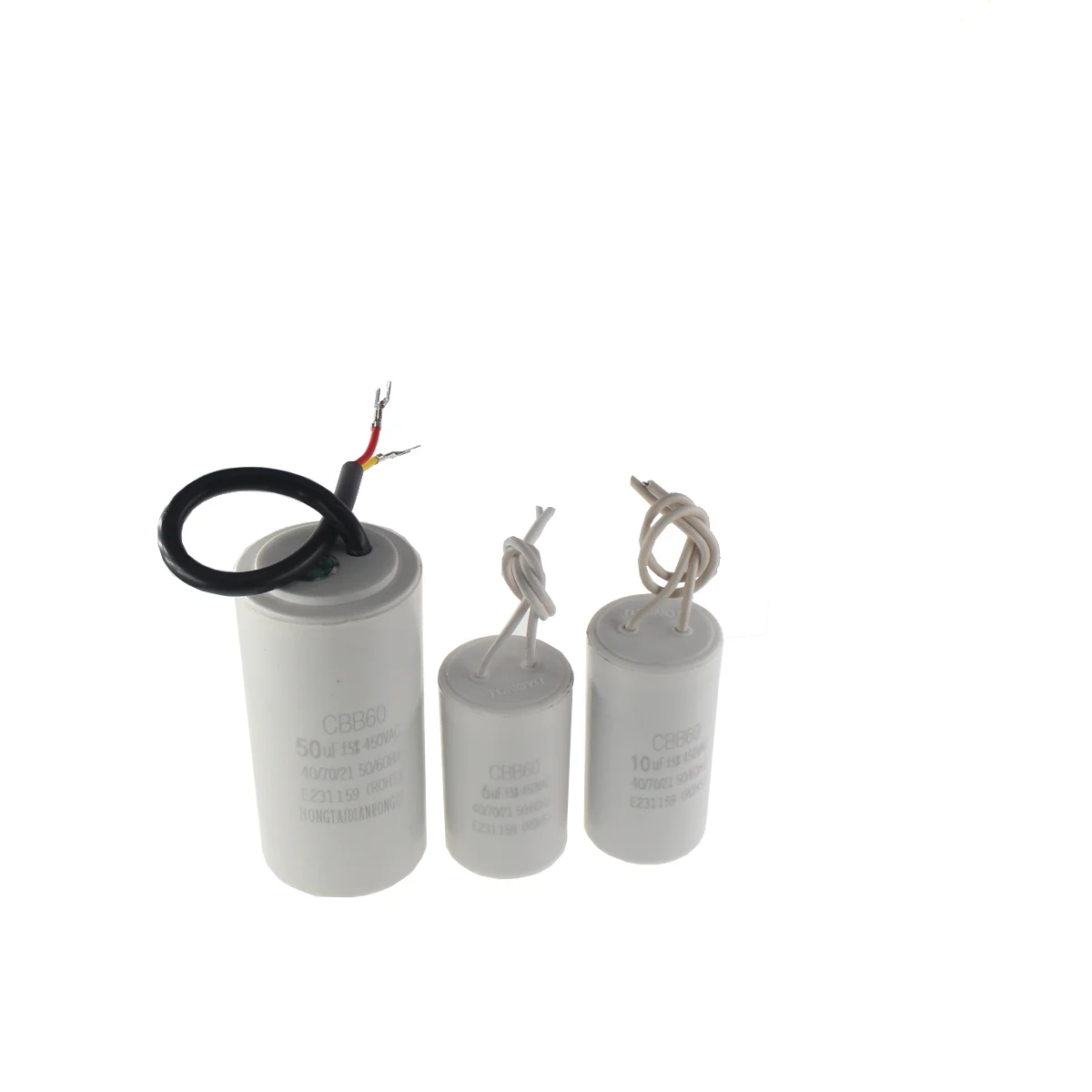 Motor Run Capacitors CBB60 450V AC Starting Capacitor 5% 3/4/5/6/8/10/12/14/15/16/18/20/25/30/40/45/50/60UF electrolytic capacitors kit electrolytic capacitor kit ceramic capacitor kit for Washing Machine