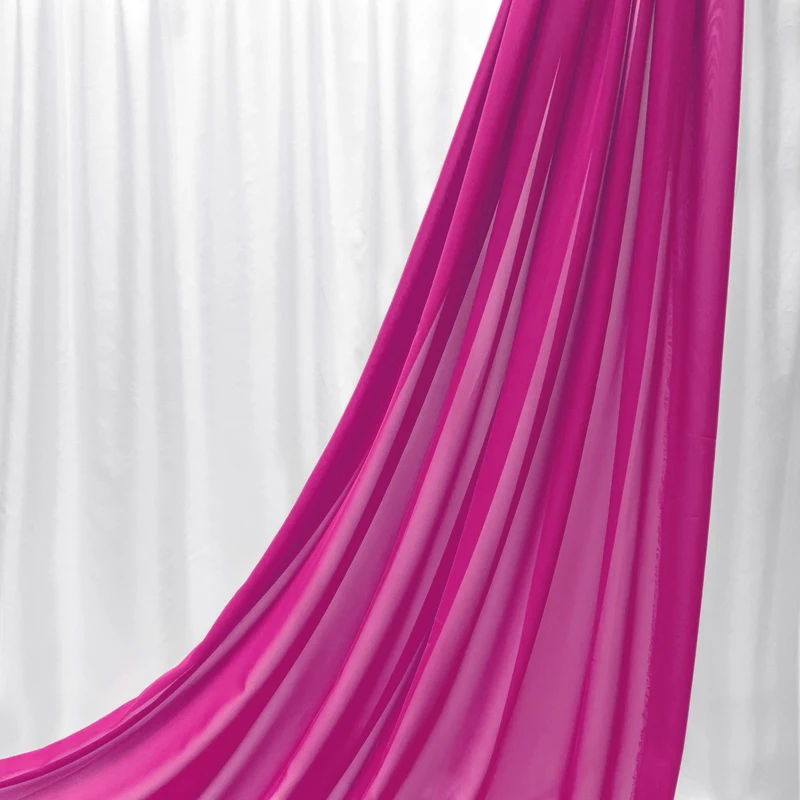 Elegant Purple Red Chiffon Georgette Fabric