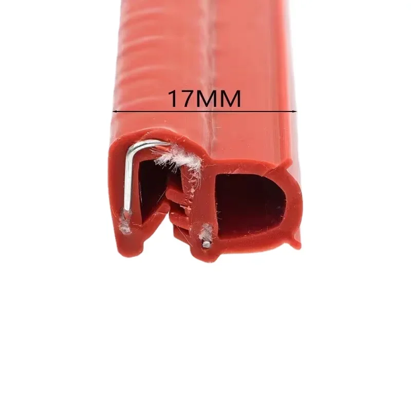 Car Door Rubber Seal Strips 100cm Auto Double Layer Sealing Stickers for Door Trunk Sound Insulation Weatherstrip Interior door window sealing strip