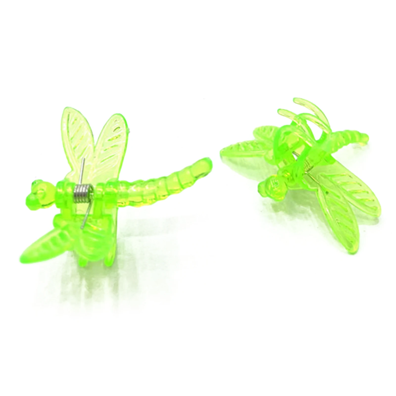 Orchid Clips Dragonfly Clamps Garden Plants Vine Climbing Fixed Support Colorful Plastic Ornamental Bonsai Decoration 100PCS plant clips,plastic plant clips