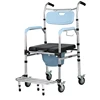 Wholesale Chinese Supplier Commode Shower Chair Bedside Commode Chair Portable Rolling Toilet Seat Chair 2