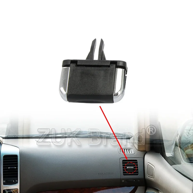 Clip Para Rejilla De Ventilación De Aire Acondicionado Toyota Land Cruiser LC120 2003-2009 - Lado Derecho - Color Negro
