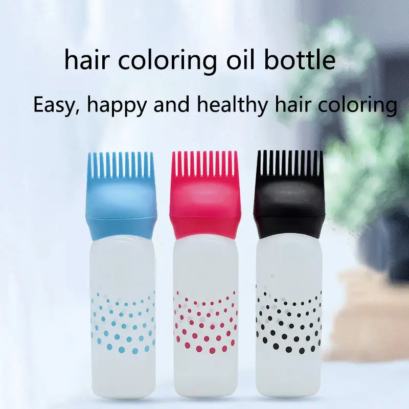 Salon Hair Coloring Bottle Tint Hair Refillable Bottles Hairdressing Shampoo Applicator Barbershop Hair Coloring Styling Tools