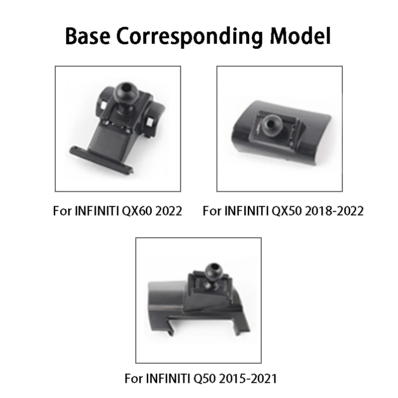 Car Mobile Phone Holder phone holder mobile phone holder for INFINITI QX60 QX50 Q50 2015-Car Accessories Air Vent Mount Bracket GPS Phone Holder Clip Stand