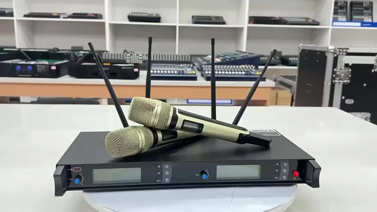 Усовершенствованная 2 портативная беспроводная микрофонная система SKM9000 EW100 G5 200