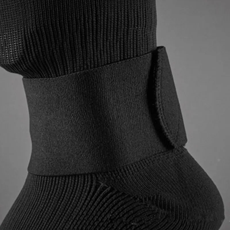 Shin guard pads 2Pcs fixed bandage tape fastener adjustable elastic fixing strap for soccer football cycling