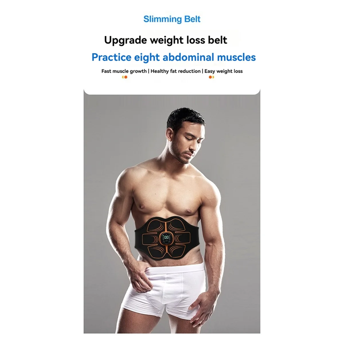 BAAU Vibration Muscle Stimulator Abdominal EMS Trainer Electrostimulation Home Gym Equipment Fitness Massager USB Charging
