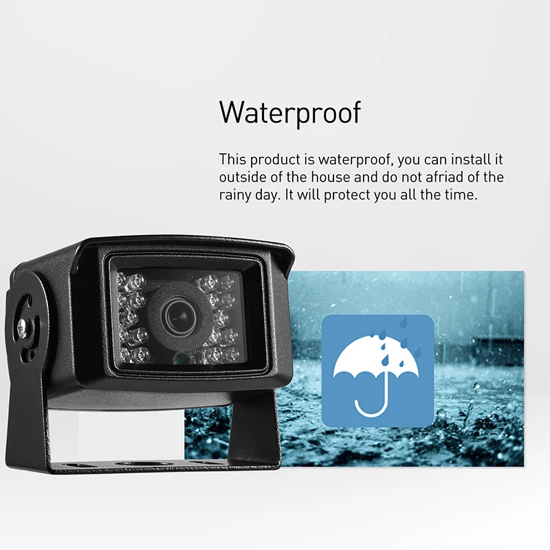 Revotech Mini Outdoor Waterproof IP Camera 3MP POE UltraHD  Security Camera 10M IR Night Vision Motion Detection Smart Phone/PC 4