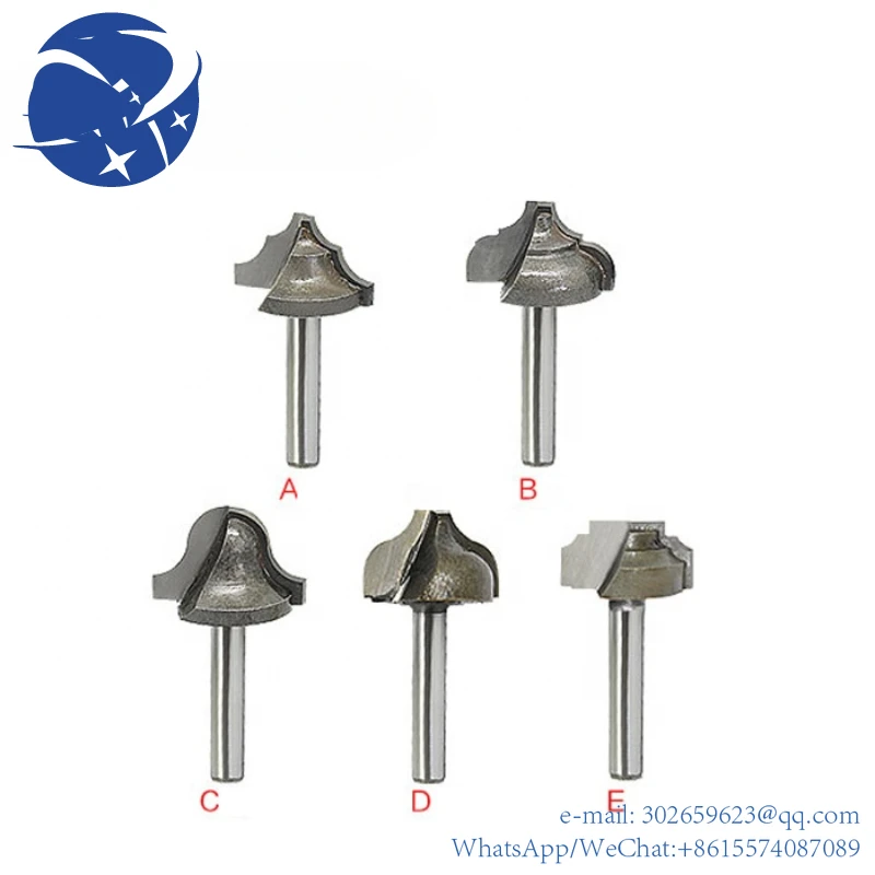 

yyhc LIVTER Woodworking Hand Tools 12.7mm Shank Round Bottom Cleaning Router Bit Wood Used Endmill Cutters