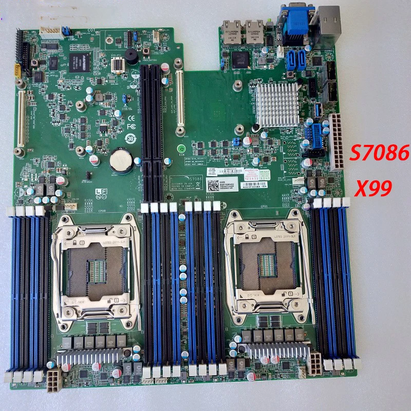 X99 Two-Way Server Motherboard For TYAN S7086 Support E5 26XX High Quality 1 X99 Two Way Server Motherboard For TYAN S7086 Support E5 26XX High Quality