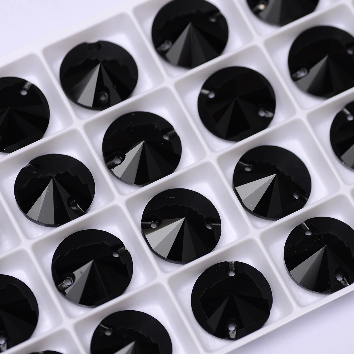 Rivoli Sew-On Rhinestones: Round Crystal Appliques for Wedding Dress & DIY Clothing